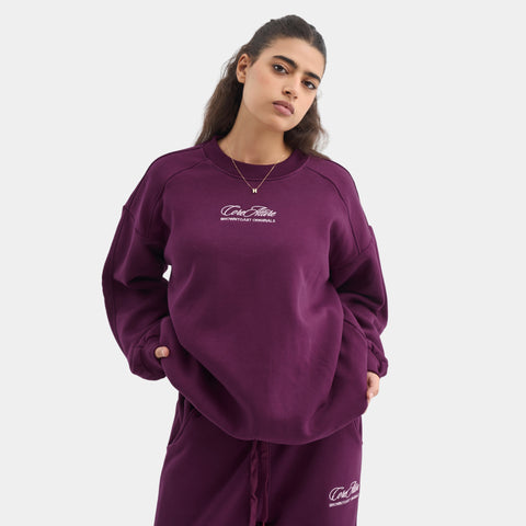 CORE 2.0 - Crewneck - Plum Rouge
