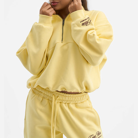 CORE 2.0 - Women's Quarter Zip - Butter Yellow