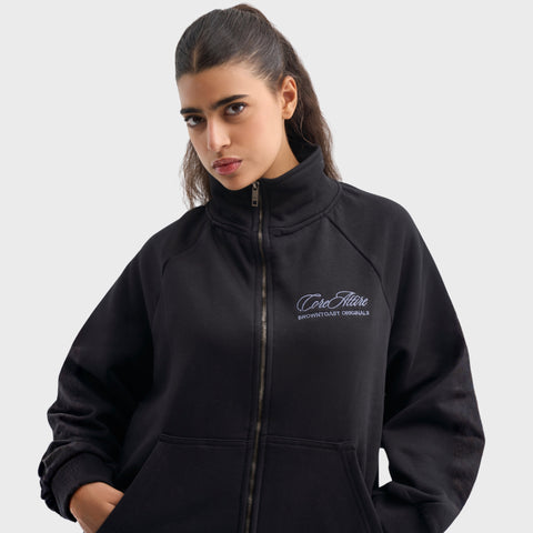 CORE 2.0 - Apex Zip-Up - Licorice Black
