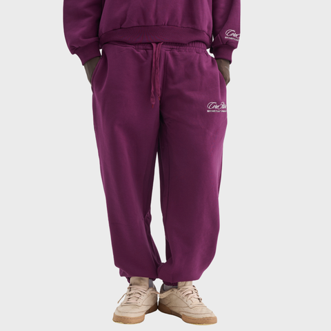 CORE 2.0 - Cuffed Sweats - Plum Rouge