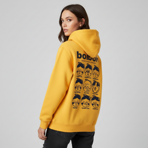 Boi Boi - Hoodie - Mustard