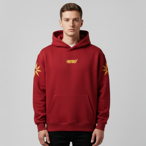 Fel Sama - Hoodie - Burgundy