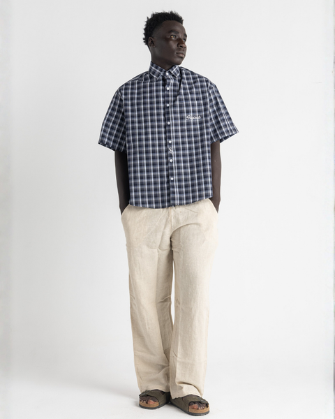 Straight Linen Pants