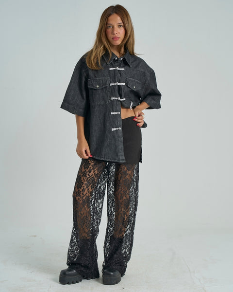Shibuya Denim Shirt - Black Wash