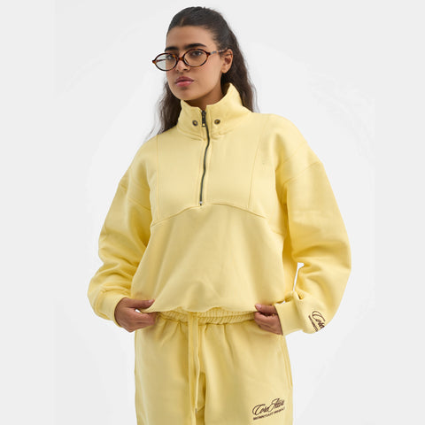 CORE 2.0 - Women's Quarter Zip - Butter Yellow