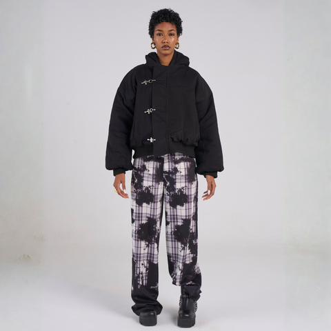 Humble Embroidered Firemen's Clasp Jacket - Black