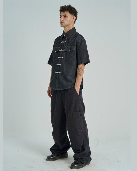 Shibuya Denim Shirt - Black Wash