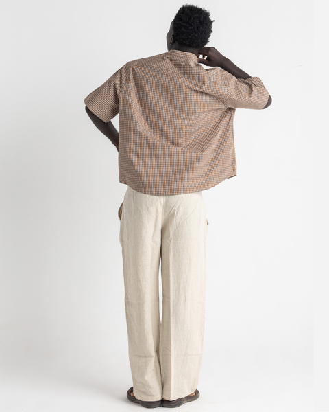 Straight Linen Pants
