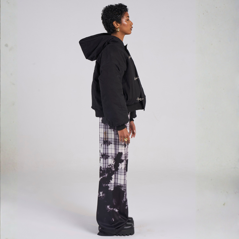 Humble Embroidered Firemen's Clasp Jacket - Black