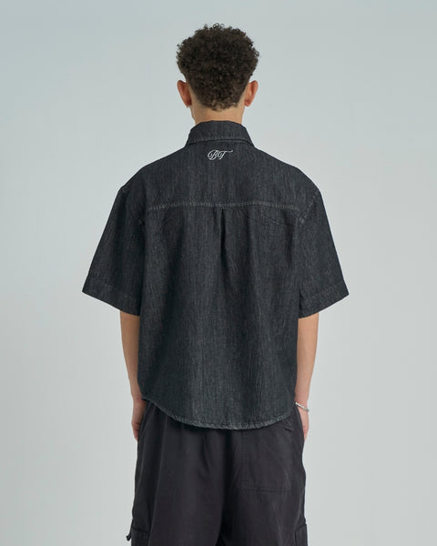 Shibuya Denim Shirt - Black Wash