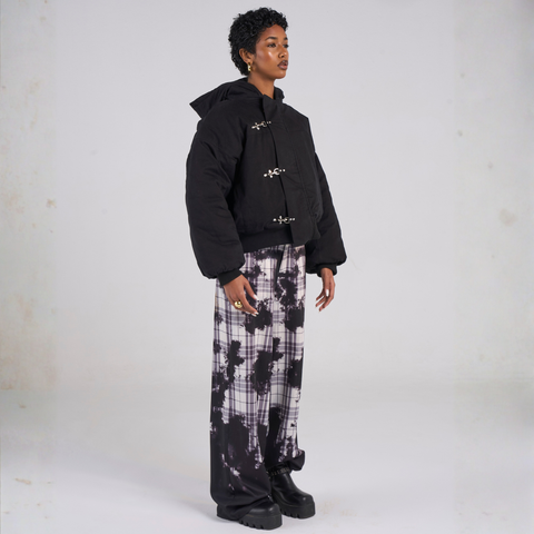 Humble Embroidered Firemen's Clasp Jacket - Black