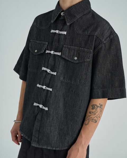 Shibuya Denim Shirt - Black Wash