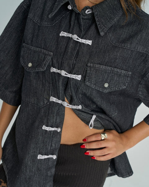 Shibuya Denim Shirt - Black Wash