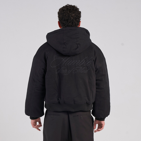 Humble Embroidered Firemen's Clasp Jacket - Black