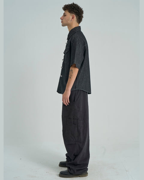 Shibuya Denim Shirt - Black Wash