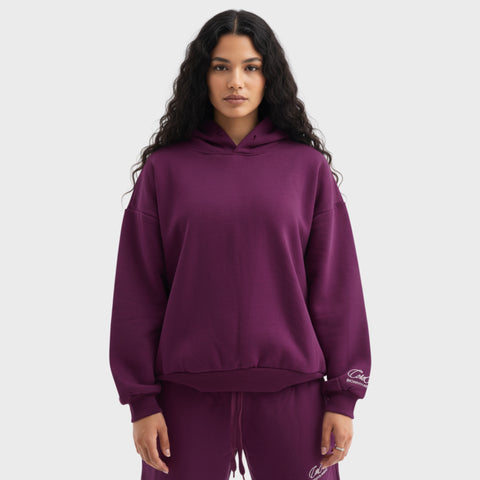 CORE 2.0 - Halo Hoodie - Plum Rouge