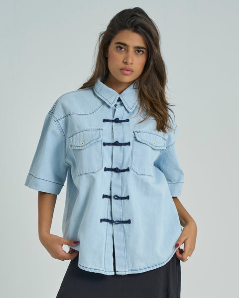 Shibuya Denim Shirt - Light Wash