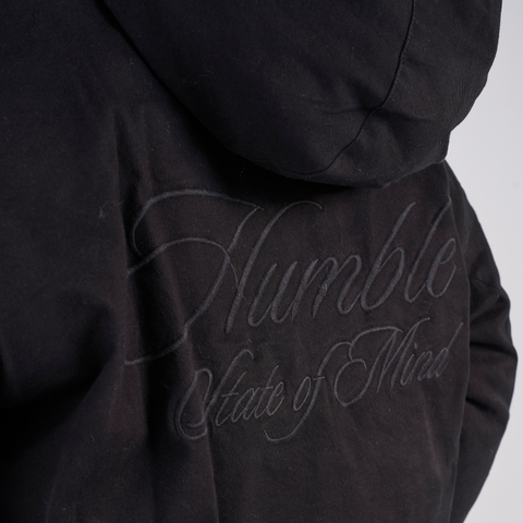 Humble Embroidered Firemen's Clasp Jacket - Black