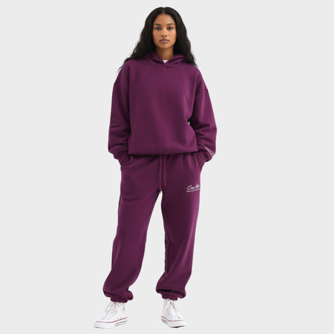 CORE 2.0 - Halo Hoodie - Plum Rouge