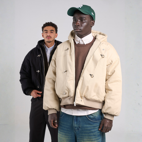 Humble Embroidered Firemen's Clasp Jacket - Black