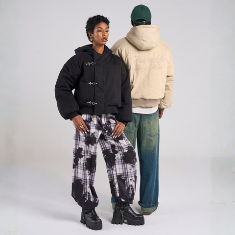 Humble Embroidered Firemen's Clasp Jacket - Black