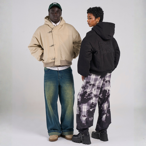 Humble Embroidered Firemen's Clasp Jacket - Black