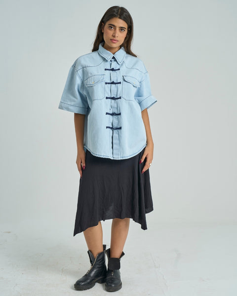 Shibuya Denim Shirt - Light Wash