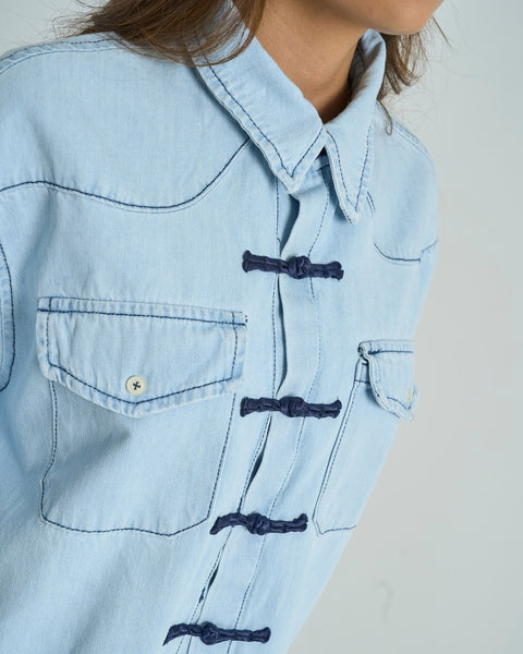 Shibuya Denim Shirt - Light Wash