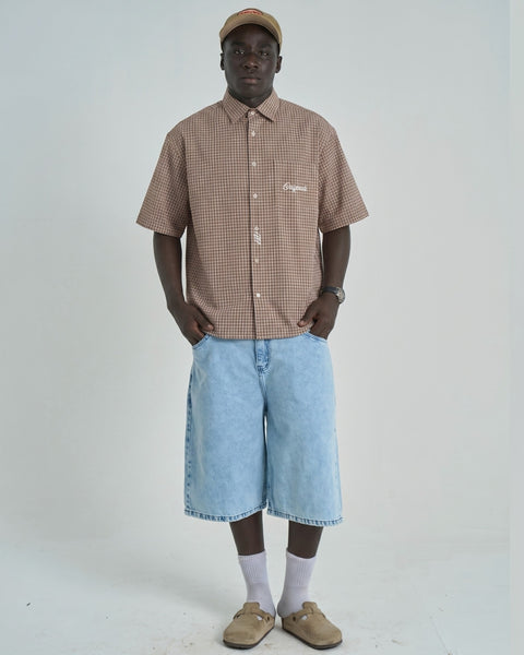 City Denim Jorts - Light Wash