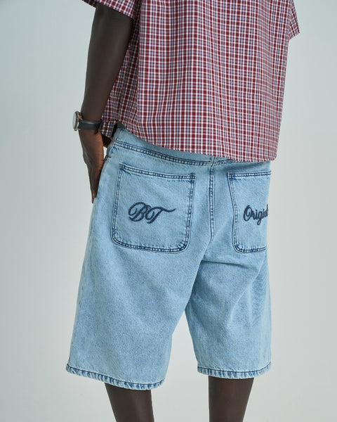 City Denim Jorts - Light Wash