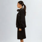 Model wearing the BROWNTOAST Core Crewneck from the Core Drop — a relaxed unisex sweatshirt with a classic crew neckline and front silk-screen print. Made in Egypt from a soft cotton-lycra blend for elevated everyday comfort and style.