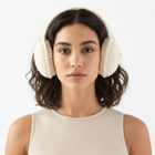 Handmade crochet earmuffs by BROWNTOAST crafted from soft yarn. Cozy, colorful winter accessory available in six unique colorways.