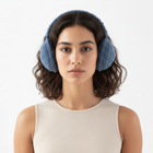 Handmade crochet earmuffs by BROWNTOAST crafted from soft yarn. Cozy, colorful winter accessory available in six unique colorways.