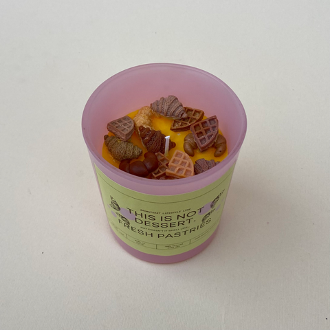 BROWNTOAST Dopamine Decor Candle — handcrafted gourmand and seasonal candles made with natural palm wax and cotton wick. Available in multiple scents and sizes.