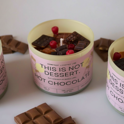 BROWNTOAST Dopamine Decor Candle — handcrafted gourmand and seasonal candles made with natural palm wax and cotton wick. Available in multiple scents and sizes.