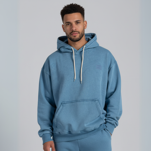 ASSID - Hoodie - Denim Blue