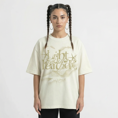 Light As A Feather - Boxfit Tee