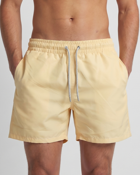 Blank Swim Shorts - Butter Yellow