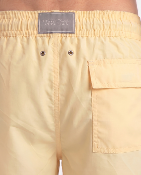 Blank Swim Shorts - Butter Yellow