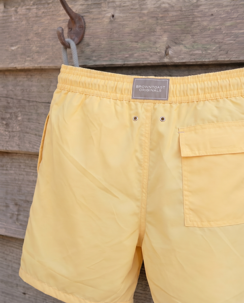Blank Swim Shorts - Butter Yellow