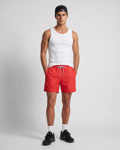 Blank Swim Shorts - Watermelon