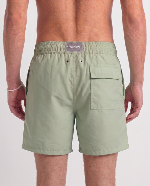 Blank Swim Shorts - Sage