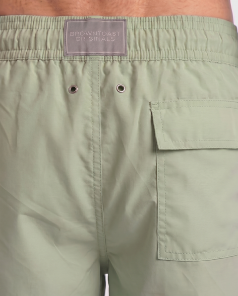 Blank Swim Shorts - Sage