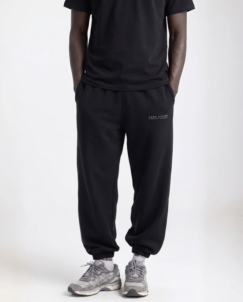 CORE 1.0 - Lightweight Cuffed Sweats - Midnight Black