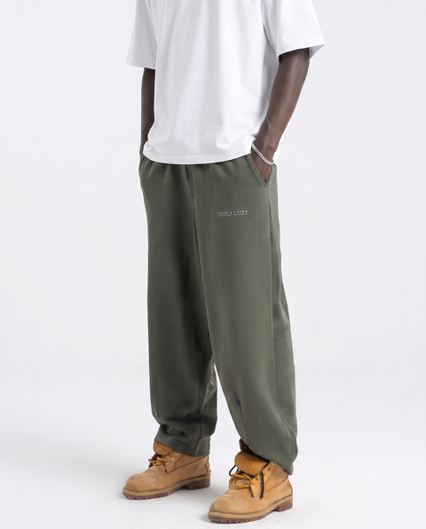 CORE 1.0 - Lightweight Balloon Sweats - Olive Green