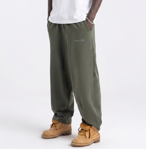 CORE 1.0 - Lightweight Balloon Sweats - Olive Green