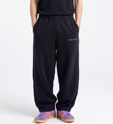 CORE 1.0 - Lightweight Balloon Sweats - Midnight Black