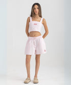 Unisex boxer-style shorts made from 100% breathable thick cotton. Featuring classic sailor stripes in ocean blue and white, rosé pink and white, or sand beige and white. Relaxed, slouchy fit with elastic waistband and adjustable drawstring for a comfortable, effortless look. Available in multiple colors.