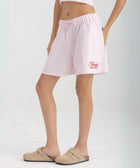 Unisex boxer-style shorts made from 100% breathable thick cotton. Featuring classic sailor stripes in ocean blue and white, rosé pink and white, or sand beige and white. Relaxed, slouchy fit with elastic waistband and adjustable drawstring for a comfortable, effortless look. Available in multiple colors.