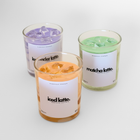 BROWNTOAST Latte Candle — realistic handcrafted scented candle made to look like an iced latte. Part of the Dopamine Decor lifestyle drop.